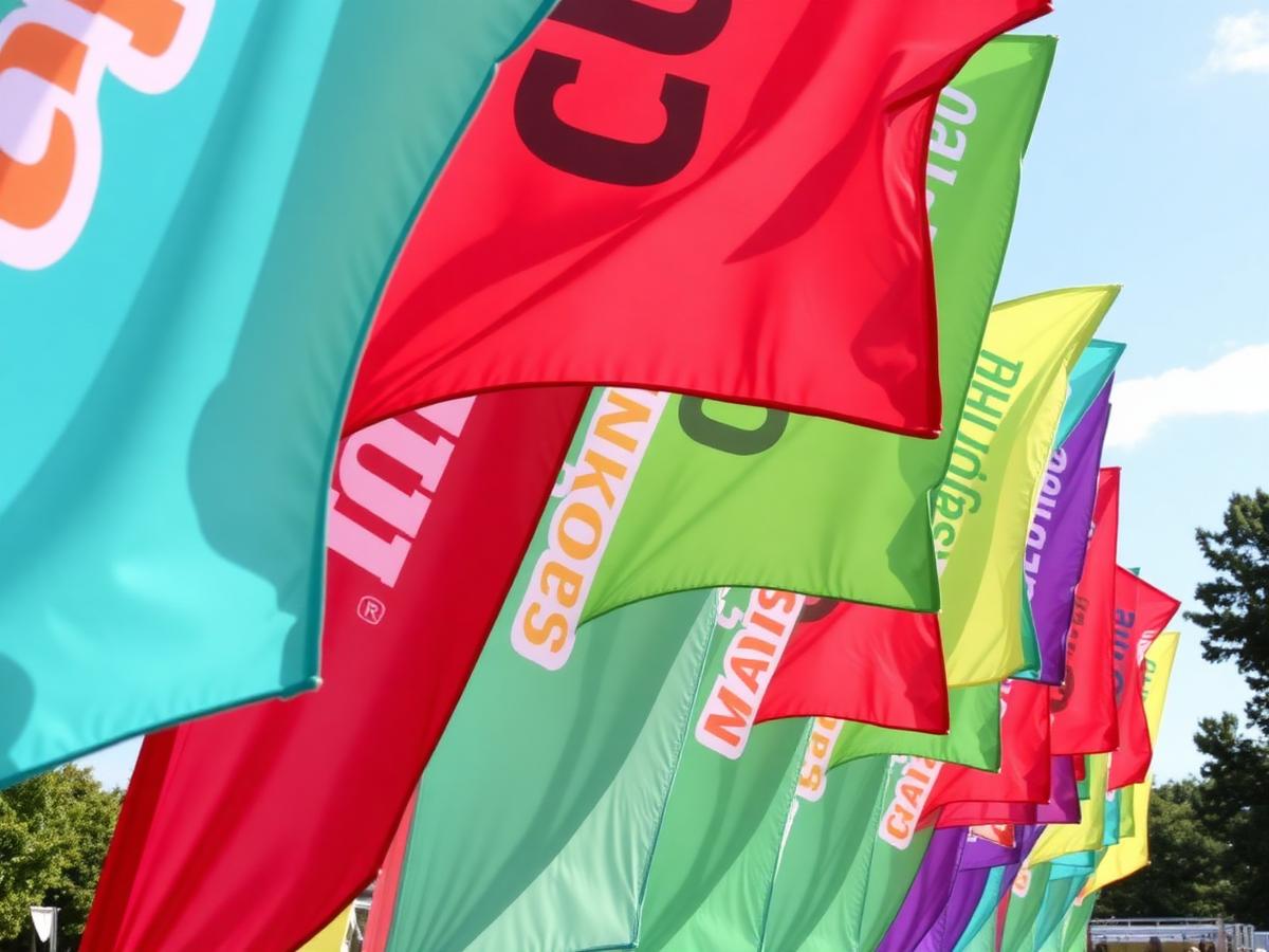 Windbanners para eventos